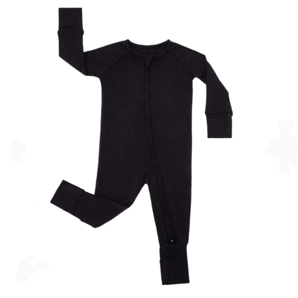 Little Sleepies zippy NWT black bamboo